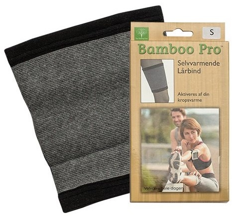 Bamboo Pro Lårbind  Str  S Selvvarmende 1stk