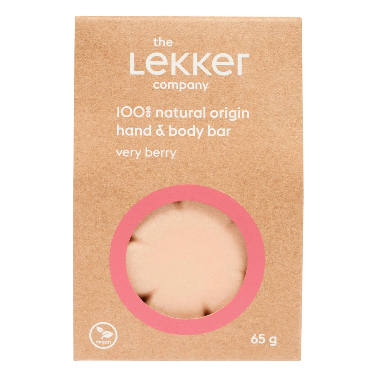 The Lekker Company Body Bar  Very Berry  65 G