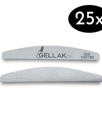 Neglefil Storkøb 25 Stk    Grå   180 240 Grit   Premium Kvalitet