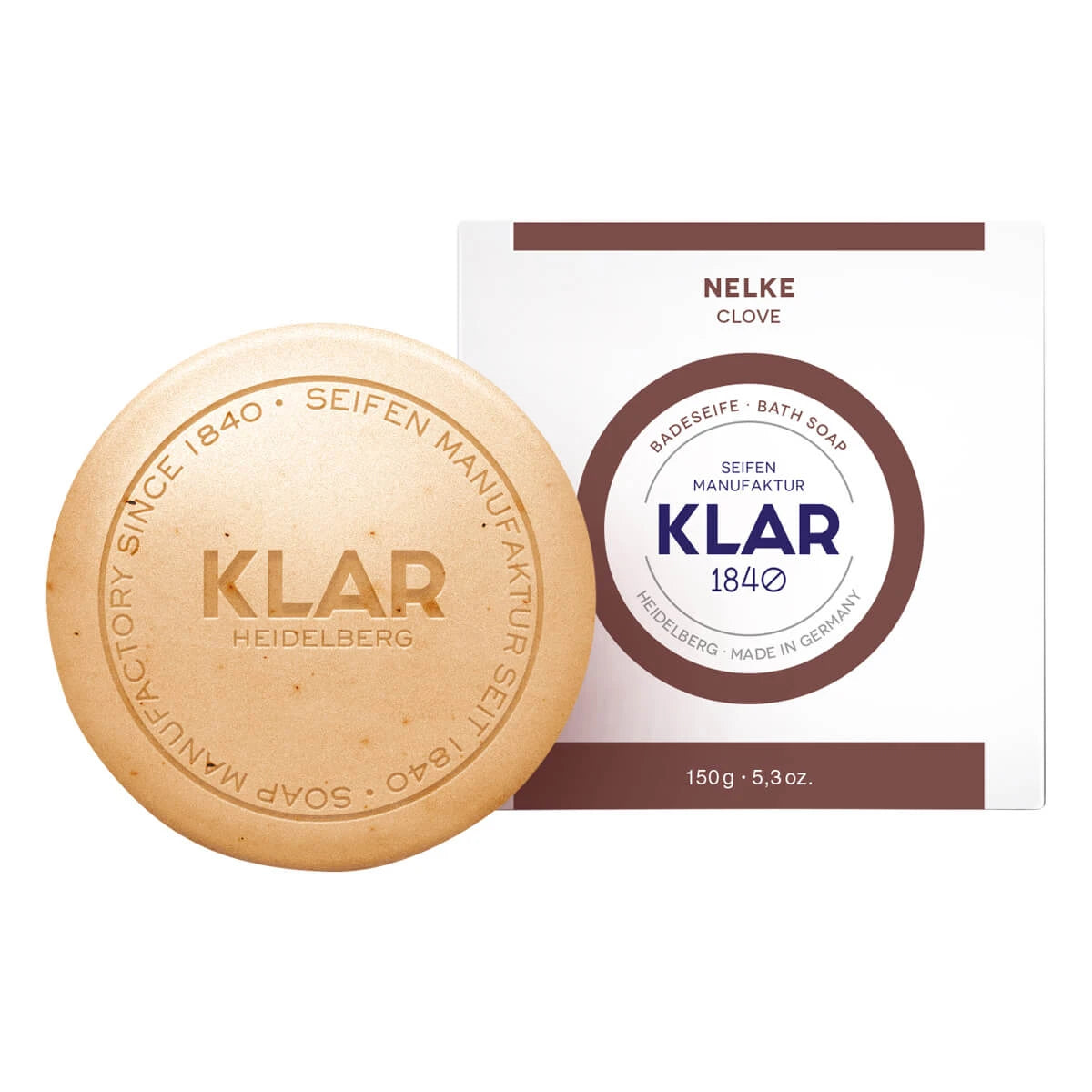 Klar Seifen Badesæbe  Nellike  150 Gr
