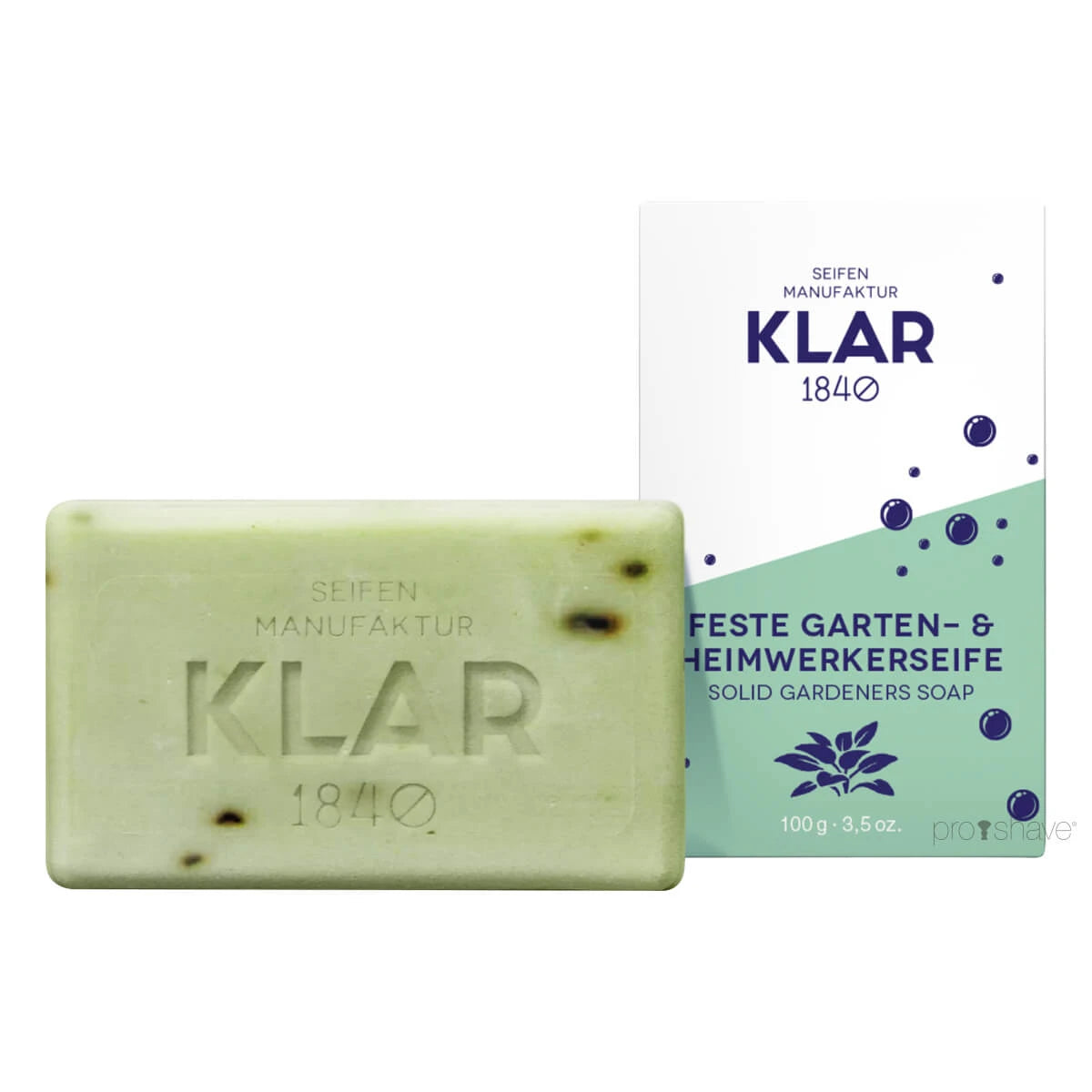 Klar Seifen Have  Og Håndværkssæbe  Fast Sæbebar  100 Gr
