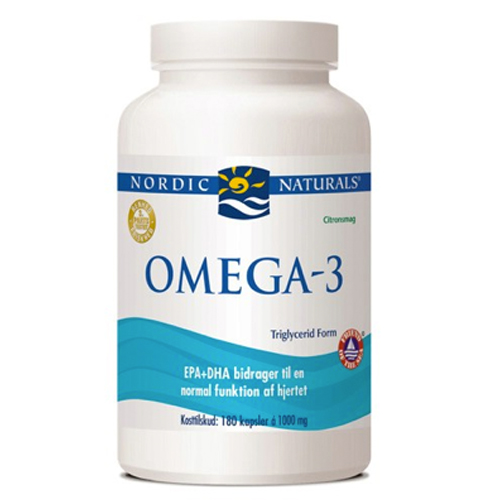 Nordic Naturals Omega 3 Kapsler M  Citrussmag 180 Kaps