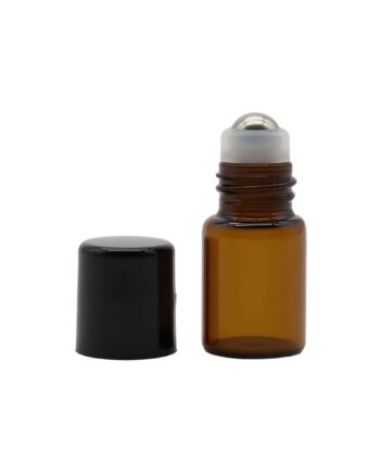 2 Ml  Brun Glasflaske Med Rulle Hoved