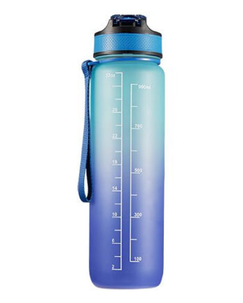 Motivationsflaske 1 Ltr Blå Mørke Blå Lilla