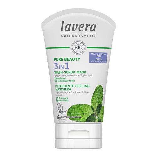 Lavera Pure Beauty 3 In 1 Wash Scrub Mask  125ml