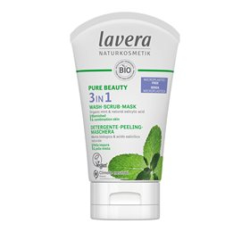 Lavera 3 In 1 Wash Scrub Mask  Bull  125 Ml