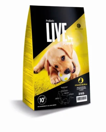 3 Kg  Probiotic Live Puppy   Hvalpefoder Med Kylling