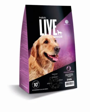 3 Kg  Probiotic Live Senior Eller Overvægtige Hunde
