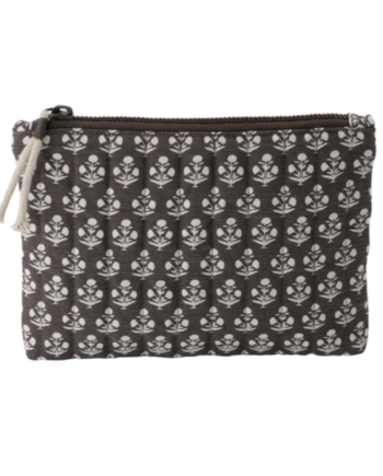 Meraki Makeup Pung  Lutea  Råhvid Og Grå  L: 21 Cm  W: 15 Cm
