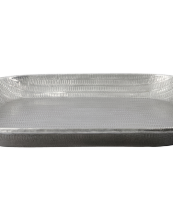 Meraki Bakke  Malva  Antik Sølv  L: 30 Cm  W: 30 Cm  H: 2 5 Cm