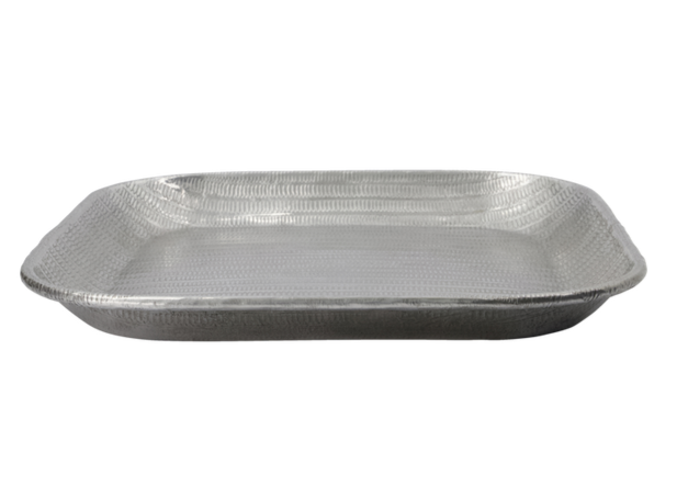 Meraki Bakke  Malva  Antik Sølv  L: 30 Cm  W: 30 Cm  H: 2 5 Cm
