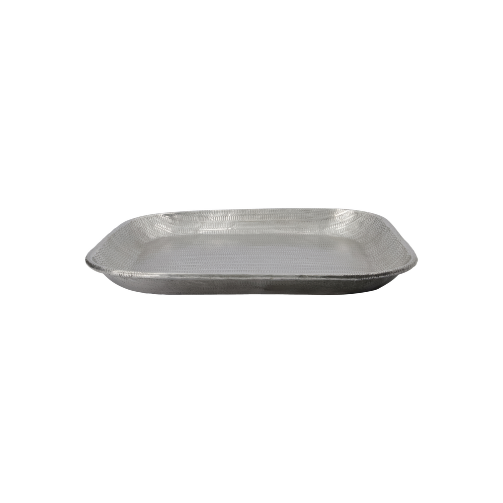 Meraki Bakke Malva Antik Sølv  L: 35 Cm  W: 35 Cm  H: 2 5 Cm