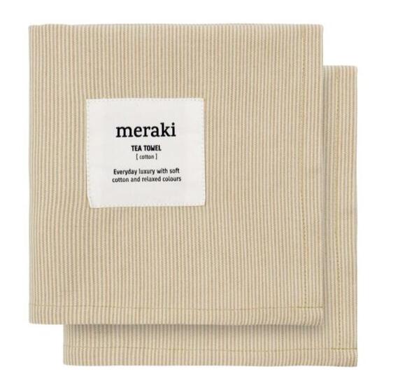 Meraki Viskestykker  2 Stk  Verum  Off White Safari
