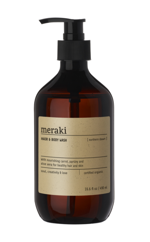 Meraki Hair   Body Wash  Northern Dawn  490ml