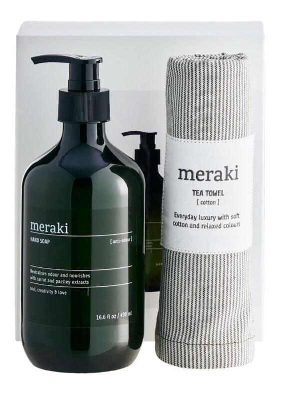 Meraki Gaveæske  Håndsæbe Og Viskestykke  Kitchen Essentials
