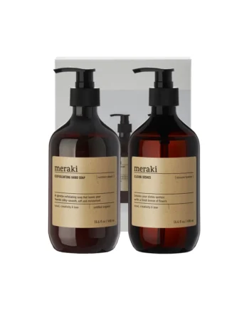 Meraki Gaveæske  Northern Dawn Exfoil  Håndsæbe   Blossom Breeze Opvaskemiddel  2 X 490ml