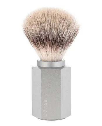 M? Hle Shaving Mark Braun Silvertip Fibre?  Barberkost  21 Mm  Hexagon  Sølv Aluminum