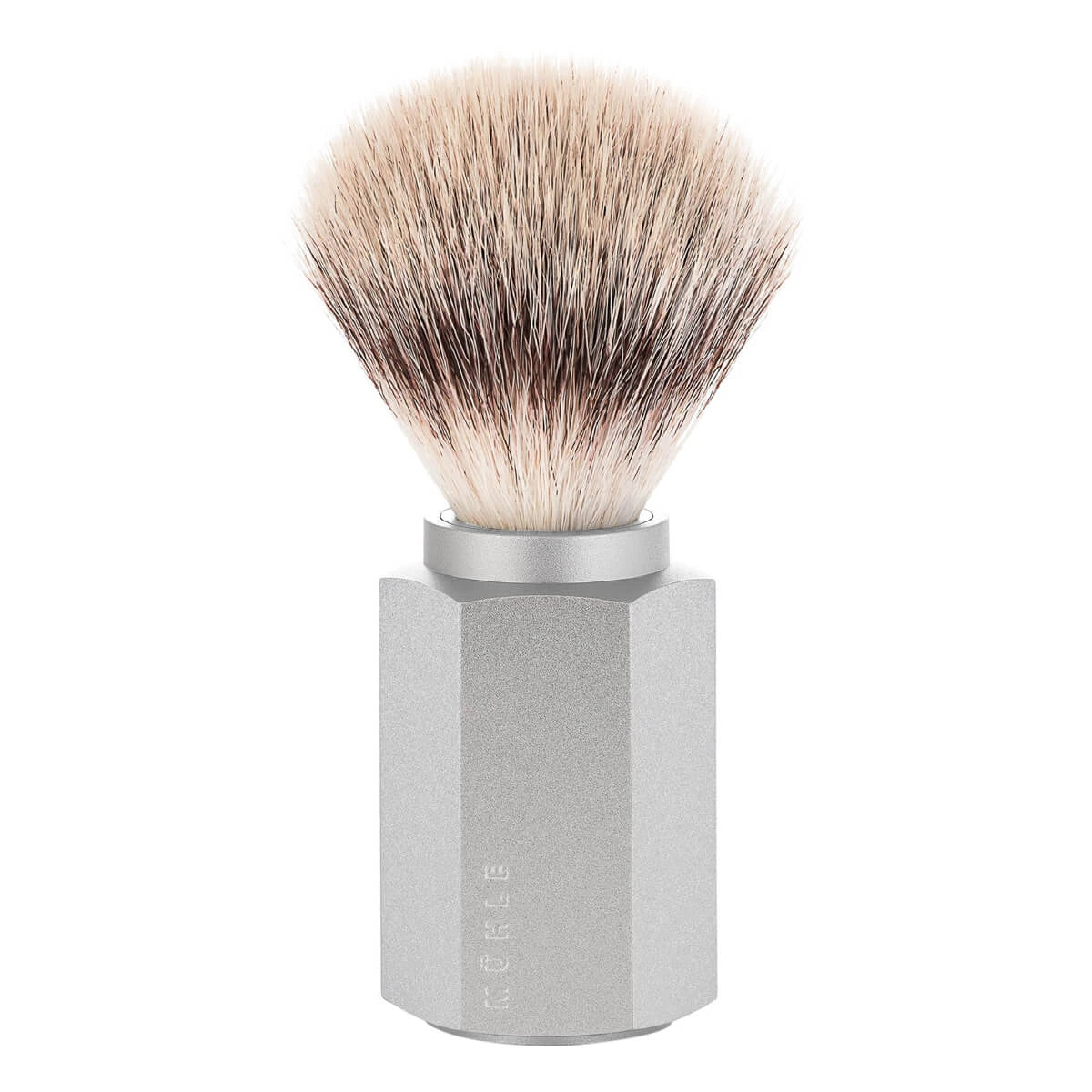 M? Hle Shaving Mark Braun Silvertip Fibre?  Barberkost  21 Mm  Hexagon  Sølv Aluminum