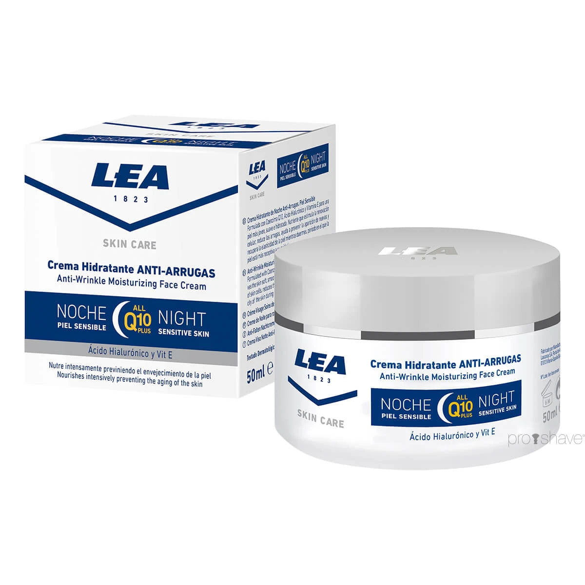 Lea Classic Anti Wrinkle Moisturizer Night Cream  Q 10 Plus  50 Ml