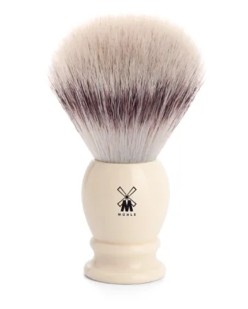 M? Hle Shaving Silvertip Fibre?  Barberkost  25 Mm  Classic  Hvid Kunstharpiks