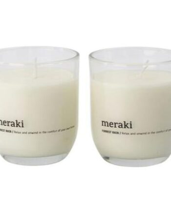 Meraki Duftlys Forest Rain 2stk  H: 7 6 Cm  Dia: 7 Cm