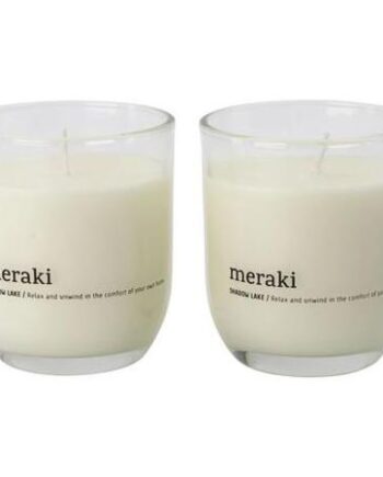 Meraki Duftlys Shadow Lake 2stk  H: 7 6 Cm  Dia: 7 Cm