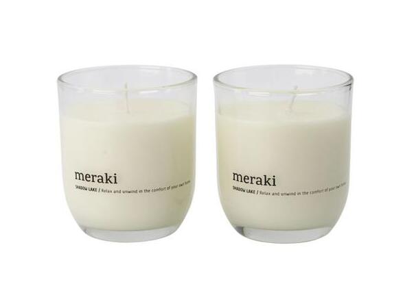 Meraki Duftlys Shadow Lake 2stk  H: 7 6 Cm  Dia: 7 Cm