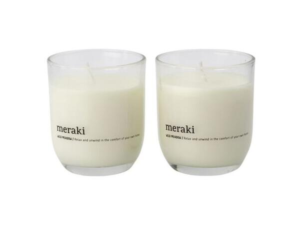 Meraki Duftlys Wild Meadow 2stk  H: 7 6 Cm  Dia: 7 Cm