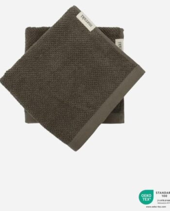 Meraki Håndklæde  Solid  Army  2 Stk  50x100cm