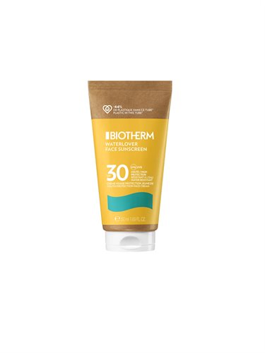 Biotherm Waterlover Anti Age Solcreme Til Ansigtet Spf30   50 Ml