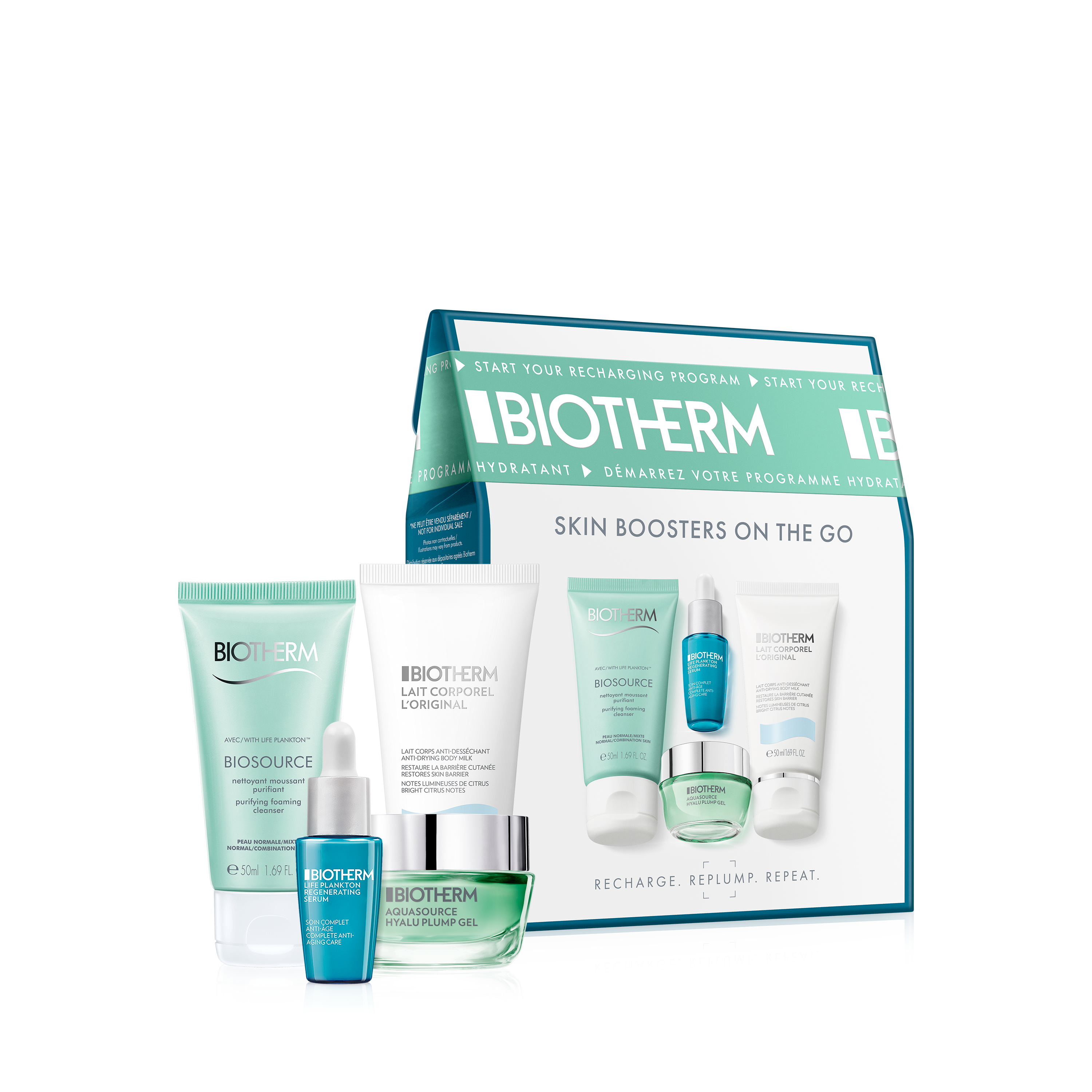 Biotherm Aquasource Hyalu Plump Hydrating Skincare Sæt
