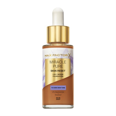 Max Factor Miracle Pure Skin Reset 2 In 1 Serum Foundation 80 85 Medium 30 Ml