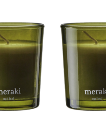 Meraki Duftlys  Oud Leaf  2 Stk  7cm X 6cm