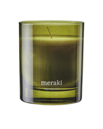 Meraki Duftlys  Lavender Rain  9 5cm X 8cm