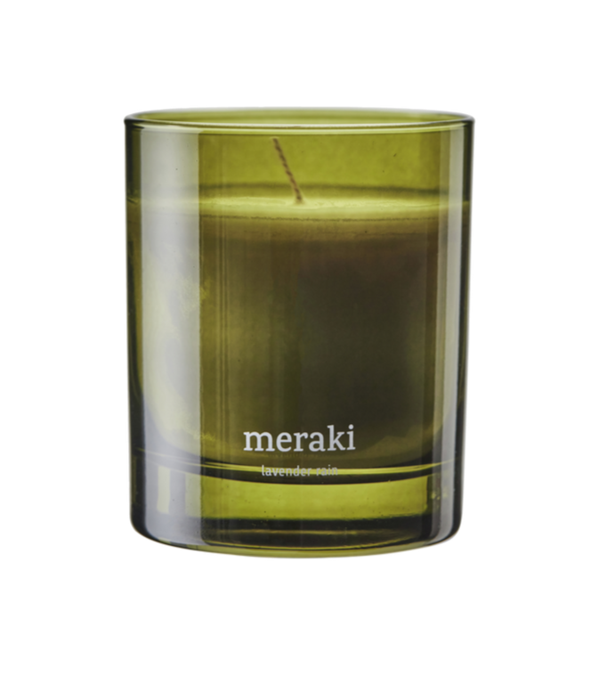 Meraki Duftlys  Lavender Rain  9 5cm X 8cm