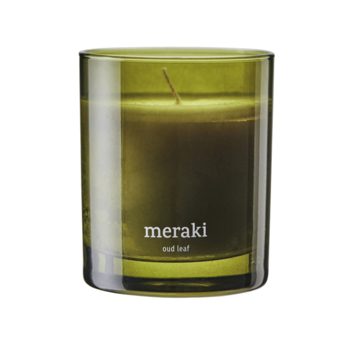 Meraki Duftlys  Oud Leaf  9 5cm X 8cm