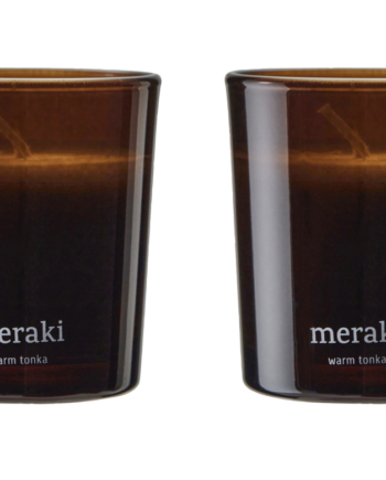Meraki æske M 2 Stk Duftlys  Warm Tonka  Brun