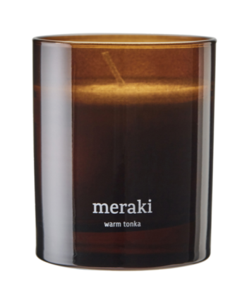 Meraki Duftlys  Warm Tonka  9 5cm X 8cm