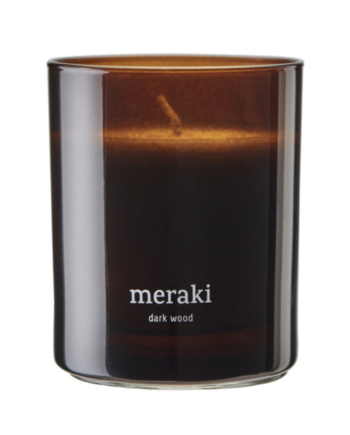 Meraki Duftlys  Dark Wood  9 5cm X 8cm