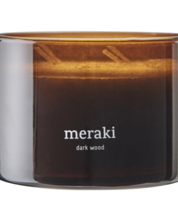 Meraki Duftlys  Dark Wood  7 5cm X 10cm
