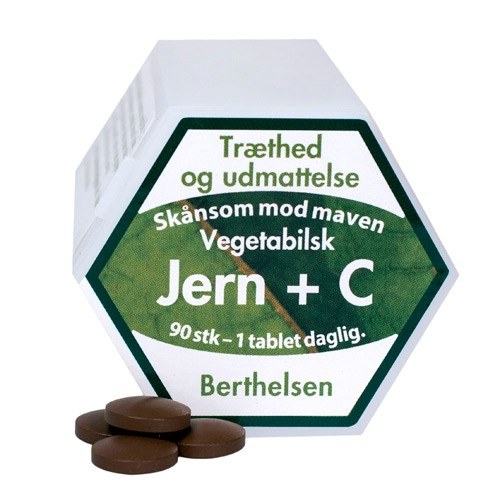 Berthelsen Jern Med C   90 Tabletter