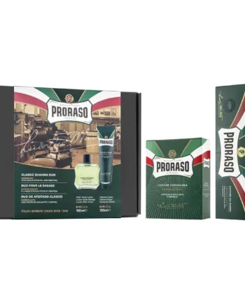 Proraso Gaveæske  Duo Pack  Barbercreme   Aftershave Splash  Refresh