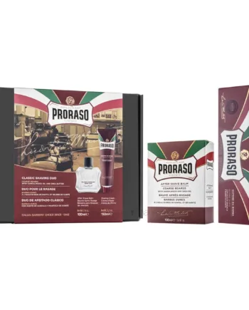 Proraso Gaveæske  Duo Pack  Barbercreme   Aftershave Balm  Nourishing