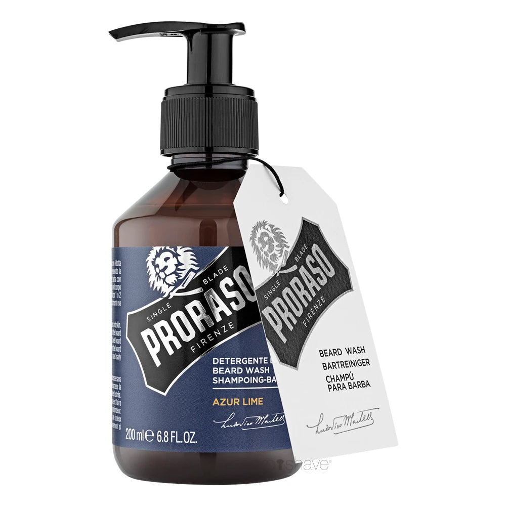 Proraso Skægshampoo  Azur Lime  200 Ml