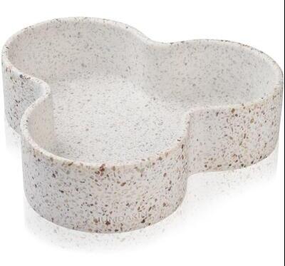 Humdakin Pisa Terrazzo Skål  Rød Beige