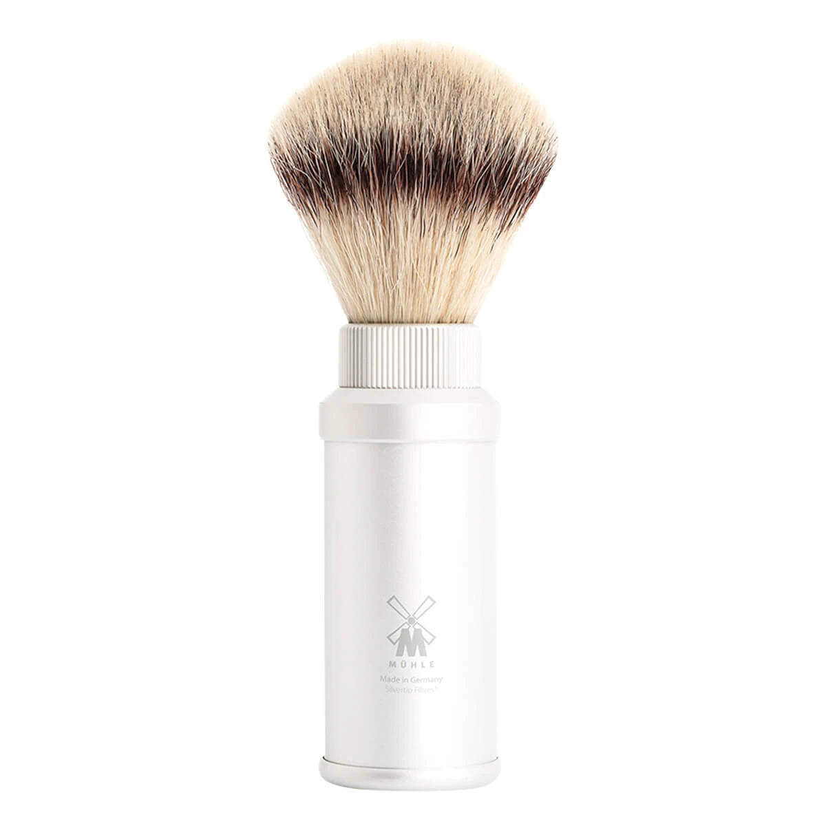 M? Hle Shaving Rejsebørste Silvertip Fibre?  21 Mm  Sølv