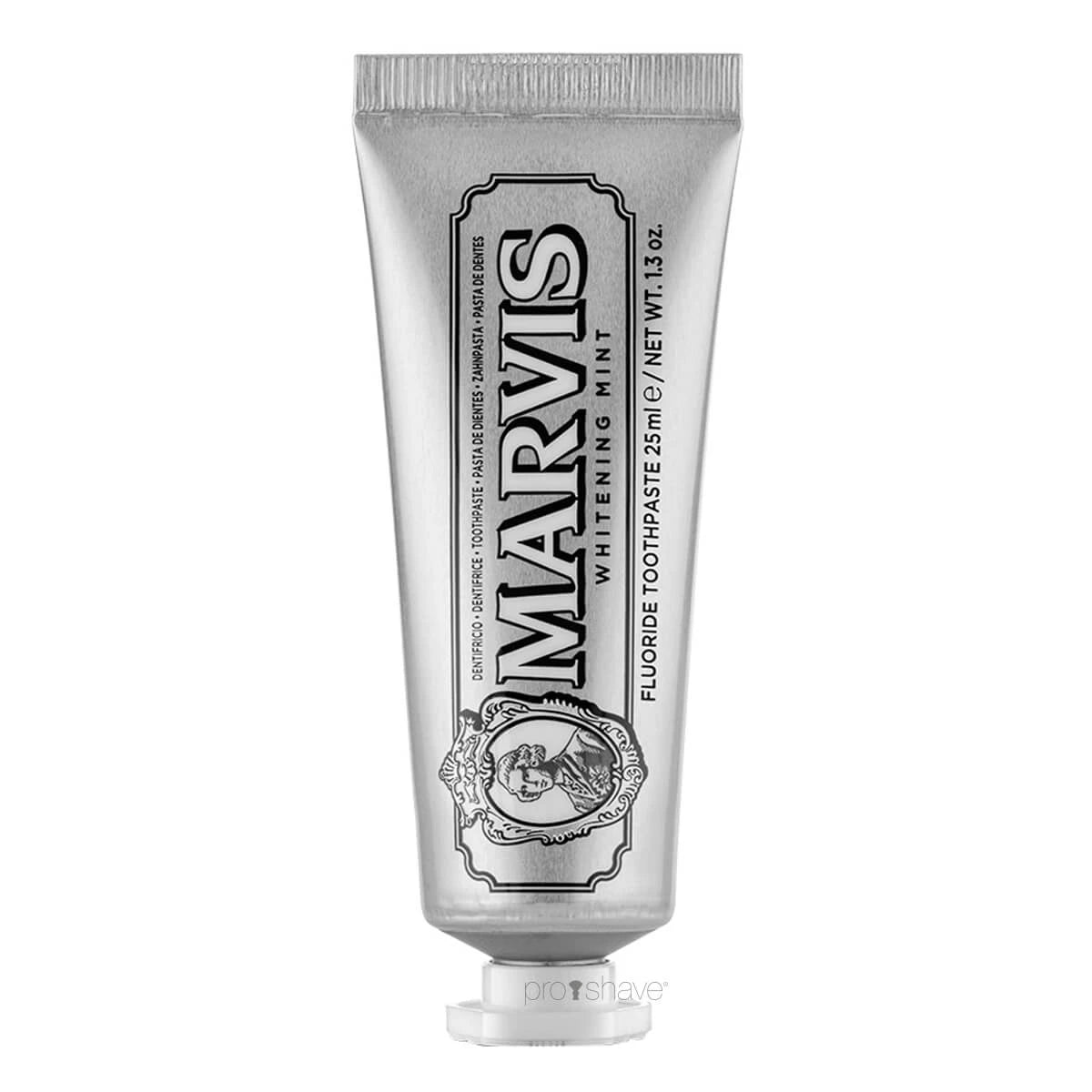 Marvis Whitening Mint Tandpasta  Rejsestørrelse  25 Ml