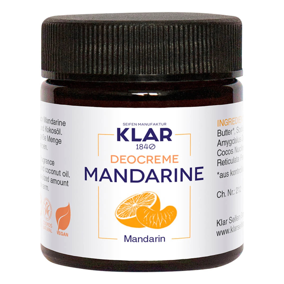 Klar Seifen Deodorant Creme  Mandarin  30 Ml