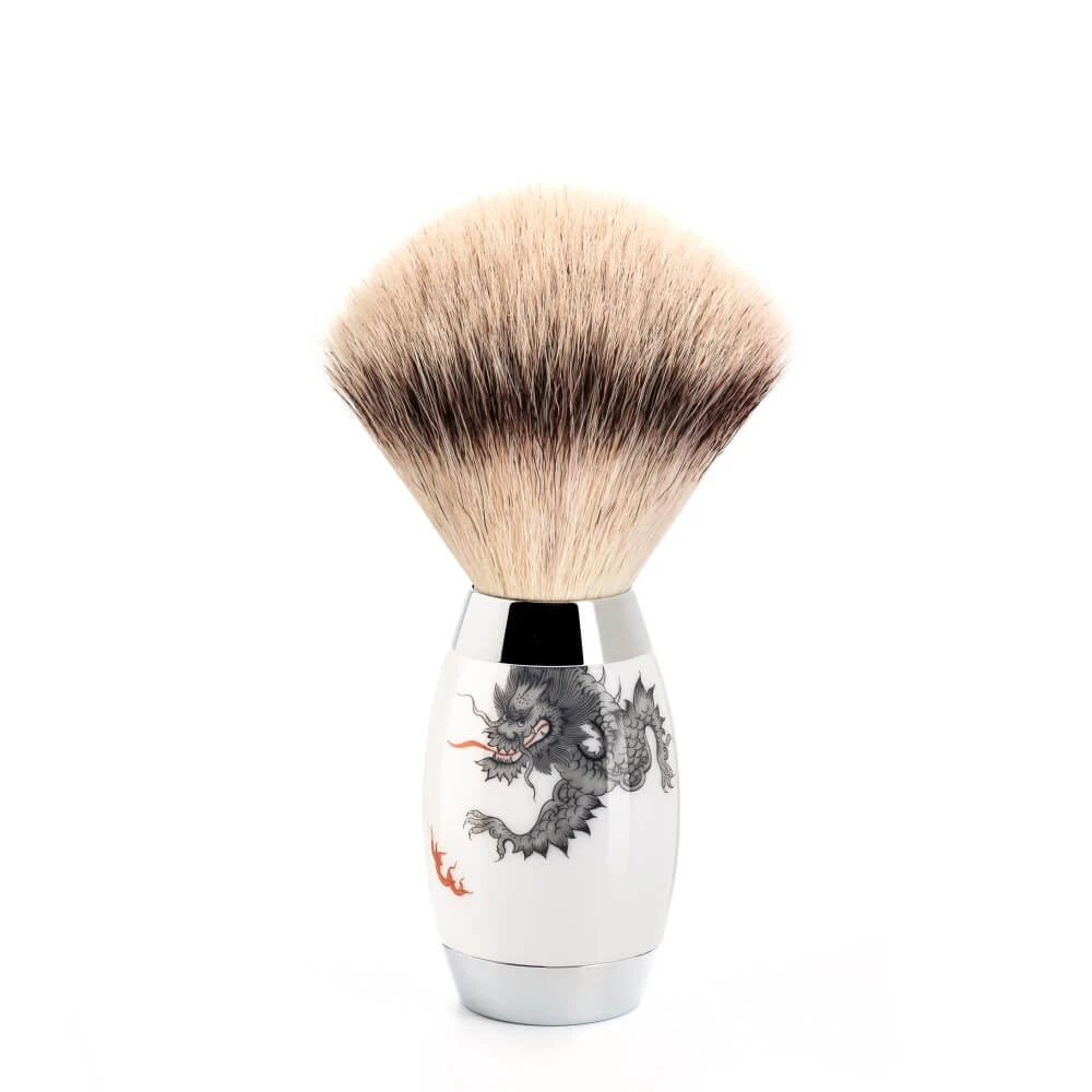 M? Hle Shaving Meissen Porcelain Silvertip Fibre? Barberkost Porcelæn