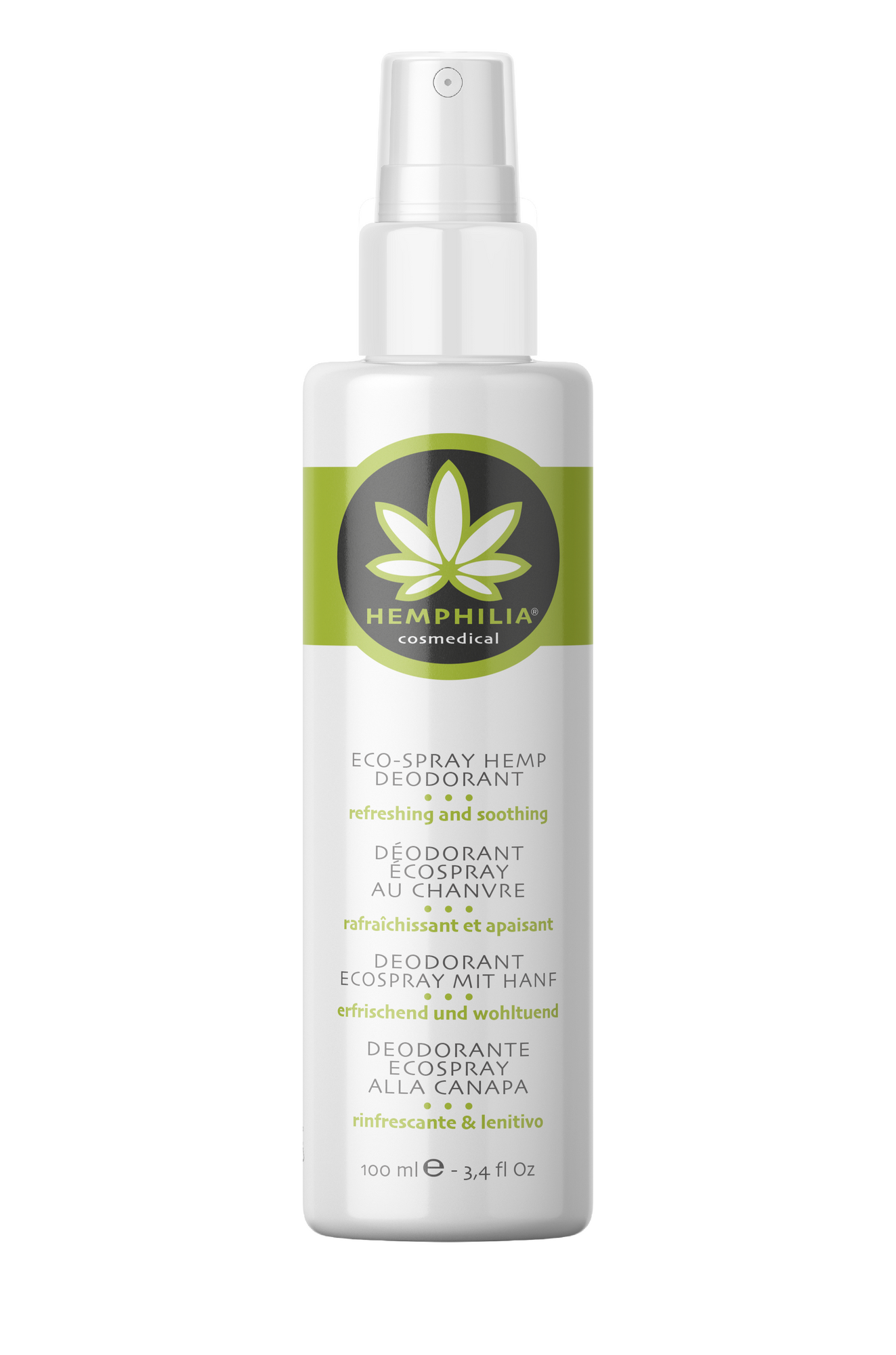 Hemphilia økologisk Eco Spray Hemp Deodorant   100 Ml
